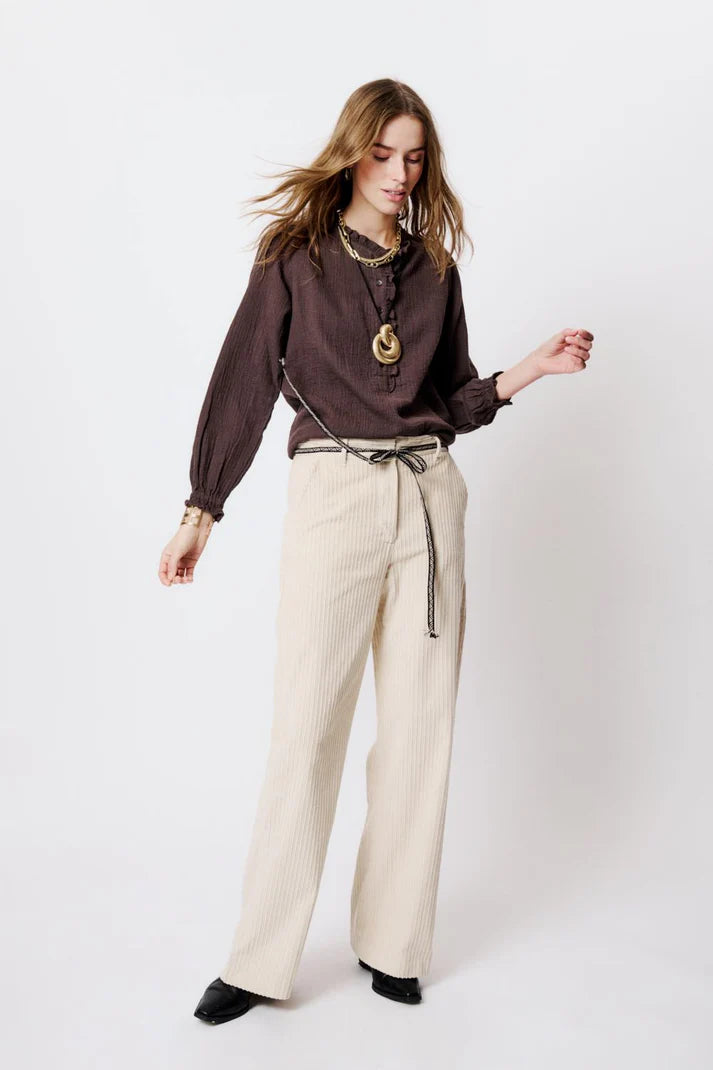 Moliin - Amber Trousers - Cream