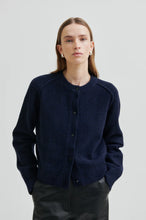 Second Female - Banja Knit Raglan Cardigan - Navy Blue (Carbon)