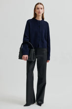 Second Female - Banja Knit Raglan Cardigan - Navy Blue (Carbon)