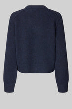 Second Female - Banja Knit Raglan Cardigan - Navy Blue (Carbon)