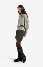 YAYA - Ribbed Batwing Sweater - Grey