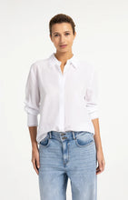 YAYA - Blouse with Collar Detail - Pure White