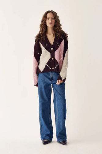 Noella - Laiana Knit Cardigan - Winetasting