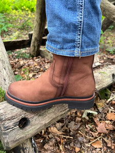 Caprice - Cognac Nubuck Leather Dorset Boots - Tan