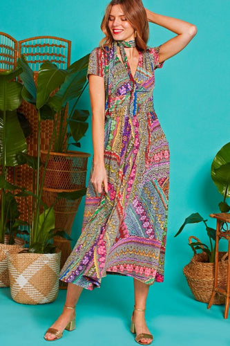 Onjenu - Crawford Midi Dress - Deia Pink