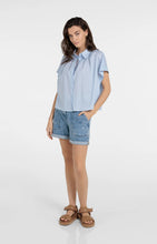 YAYA - Denim Short with Drawstring - Denim