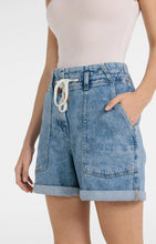 YAYA - Denim Short with Drawstring - Denim