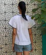 Rose & Rose - Passementerie Top - White