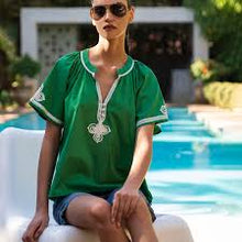 Rose & Rose - Short Sleeve Top - Fox Green
