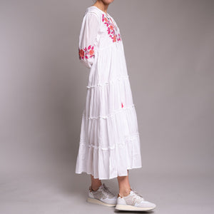 Dreams - Hole Beeding Dress - Ivory