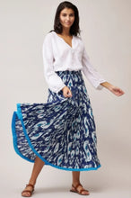 Dreams - Arista Skirt - Minx Ikat Navy