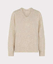 EsQualo - Cable Knit Sweater - Biscuit
