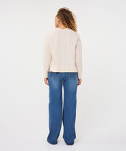 EsQualo - Cable Knit Sweater - Biscuit