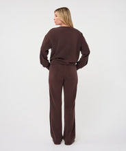EsQualo - Modal Sweater with Knot Detail - Cacao