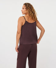 EsQualo - Lace Satin Camisole - Cacao