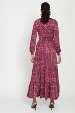 Onjenu - Faye Dress - Bordeaux/Pink
