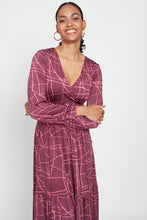 Onjenu - Faye Dress - Bordeaux/Pink