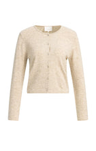 YAYA - Fine-Knit Cardgian - Light Beige Melange