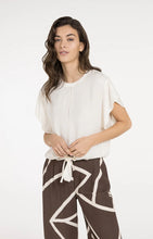 YAYA - Flowy Top - Ivory White