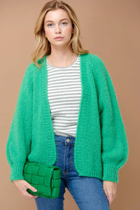 Noella - Fora Knit Cardigan - Light Green