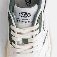MoEa - Origin Low Trainers  - White & Green - Apple