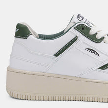 MoEa - Origin Low Trainers  - White & Green - Apple