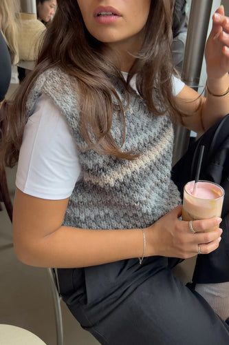Noella - Gio Knit Vest - Grey