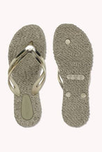 Ilse Jacobsen - Platform Flip Flops Metallic - Platin
