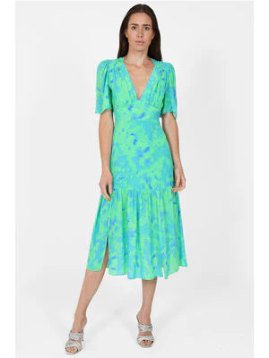 sirens midi dress Sirens Imelda Dress Green Butterly – BOHO BEACH FEST