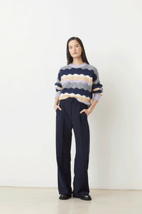 SUNCOO - Jicky Trousers - Midnight Blue