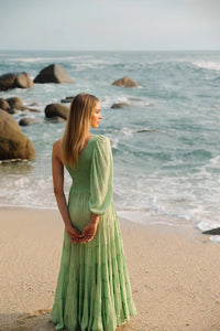 Sundress Joanna Long Dress - IOS Aquamarine
