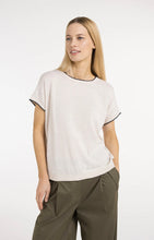 YAYA - Knitted Top With Rolled Sleeves