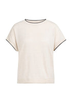 YAYA - Knitted Top With Rolled Sleeves
