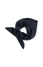 YAYA - Knitted Triangle Scarf - Cat Black