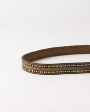 BIBA - Stella Leather Belt - Khaki