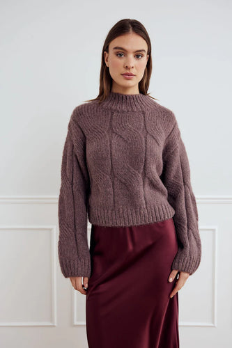 Noella - Lynx Jumper - Morel