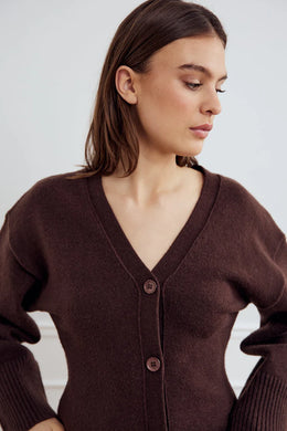 Noella - Lenyx Cardigan - Chocolate