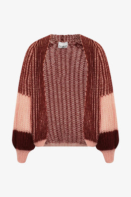 Noella - Liana Cardigan - Rust and Blush
