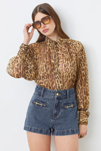 SUNCOO - Lux Blouse - Beige
