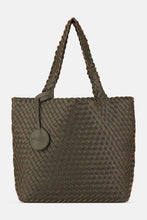 Ilse Jacobson - Braided Tote Bag - Army Gunmetal