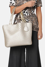 Ilse Jacobson - Braided Tote Bag - Platin SIlver