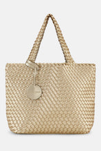 Ilse Jacobson - Braided Tote Bag - Platin SIlver