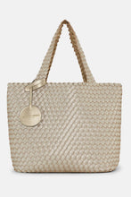 Ilse Jacobson - Braided Tote Bag - Platin SIlver