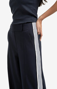 YAYA - Side Stripe Trousers - Navy