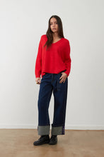 Orfeo - Lam Sweater - Ruby