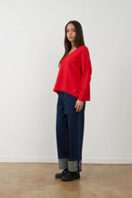 Orfeo - Lam Sweater - Ruby
