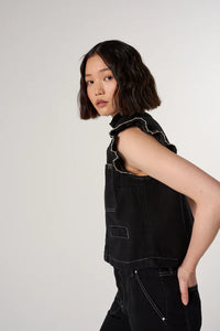 Seventy + Mochi - Pablo Waistcoat - Washed Black