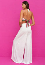 Pitusa - Halter Top and Pant Set - White