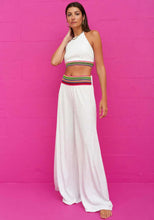 Pitusa - Halter Top and Pant Set - White
