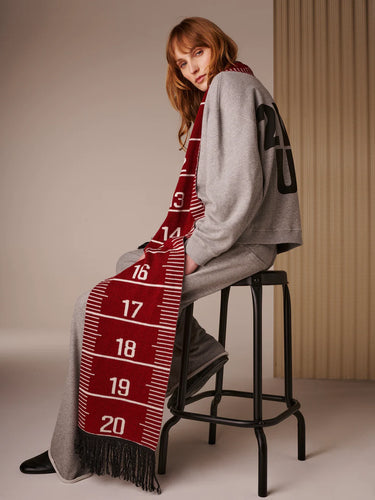 Liv Bergen - Ruler Scarf - Burgundy